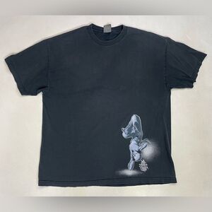 VINTAGE Wild Style Technicians Graphic T-shirt Men XXL Black B-Boy Break Dance